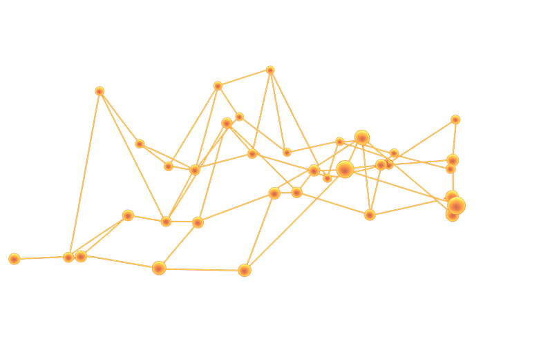 Network graphic bottom